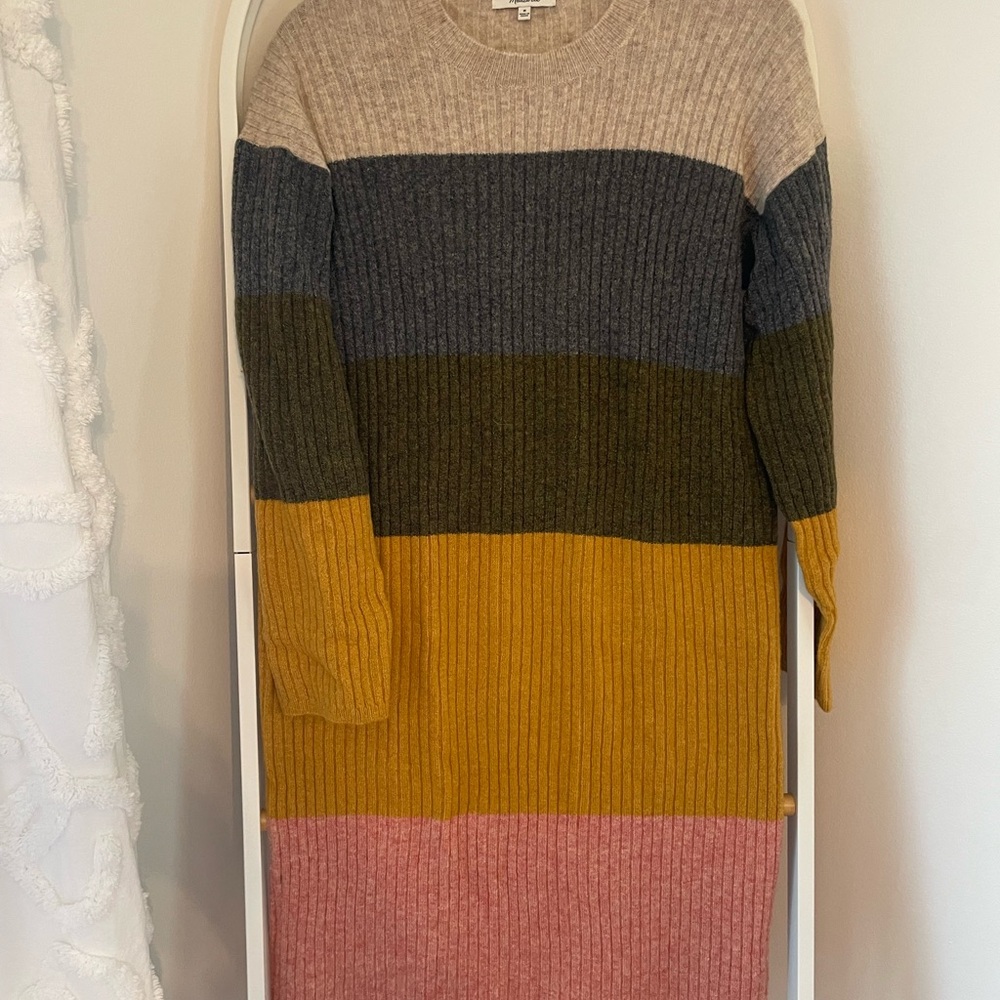 Madewell Colorblock Women's Sweater dress